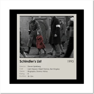 Schindler's List Movie Best Scene Posters and Art